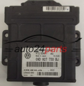 COMPUTADOR CAIXA DE VELOCIDADES AUTOMÁTICA PORSCHE CAYENNE 4.5 S V8  AISIN 09D 927 750 BJ,  09D927750BJ 
