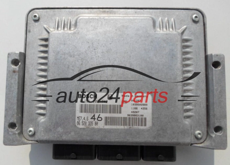 CENTRALINA MOTORE PEUGEOT 607 BOSCH 0 261 206 742,  96 520 335 80