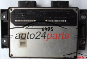 ECU ENGINE CONTROLLER CITROEN BERLINGO 1.9 LUCAS R04080028C, PSA 9650359580 SOFT 9650360080, DCN2, DWLC12