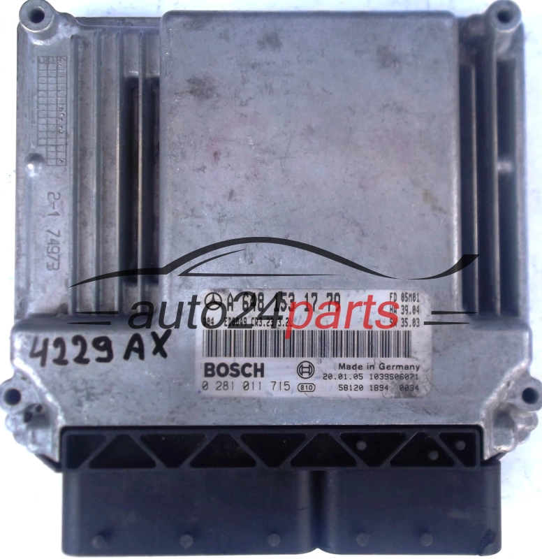 KOMPUTER STEROWNIK SILNIKA MERCEDES W220 S320 CDI A6481531779
