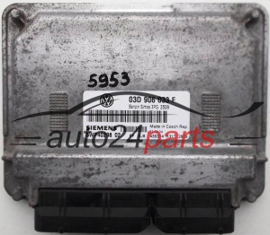CENTRALINA MOTORE VW VOLKSWAGEN POLO 1.2 03D906033F, 03D 906 033 F, SIEMENS 5WP40298 01, BENZIN SIMOS 3PG 2509