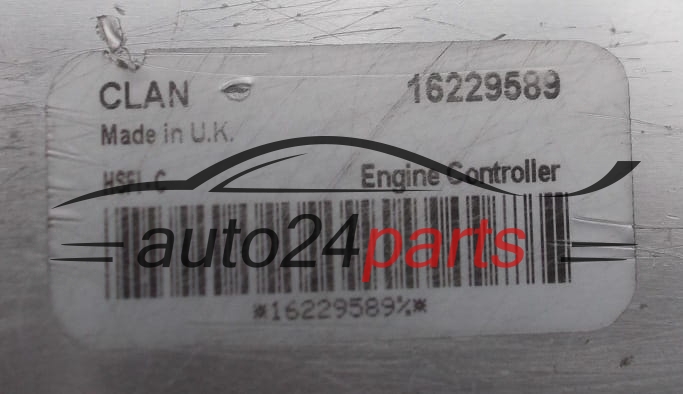 Μονάδα Ελέγχου Κινητήρα OPEL ASTRA 1.4 Delco 16229589 CLAN