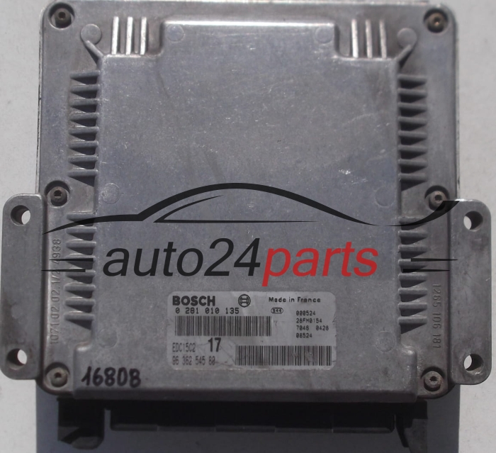 Μονάδα Ελέγχου Κινητήρα PEUGEOT 806 2.0 HDI BOSCH 0 281 010 135, 0281010135, 96 362 545 80, 9636254580, 28FM0154
