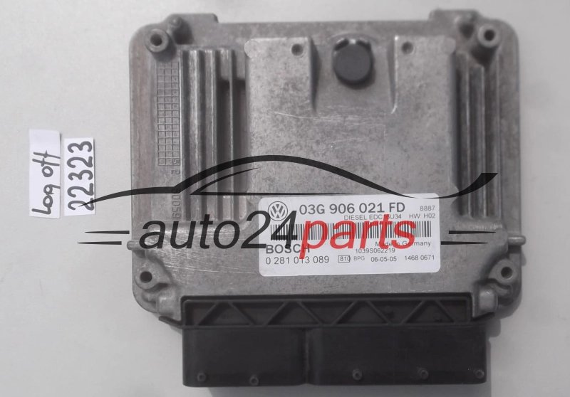 Sterownik silnika Volkswagen Golf 1.9 TDI 0281013089 03G906021FD