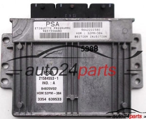 CALCULATEUR MOTEUR CITROEN 1.4 21584553-1, 9651556680 