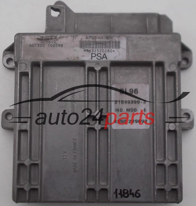 ECU CENTRALITA DE MOTOR  CITROEN PEUGEOT Sagem 21649399-3,  9632520280