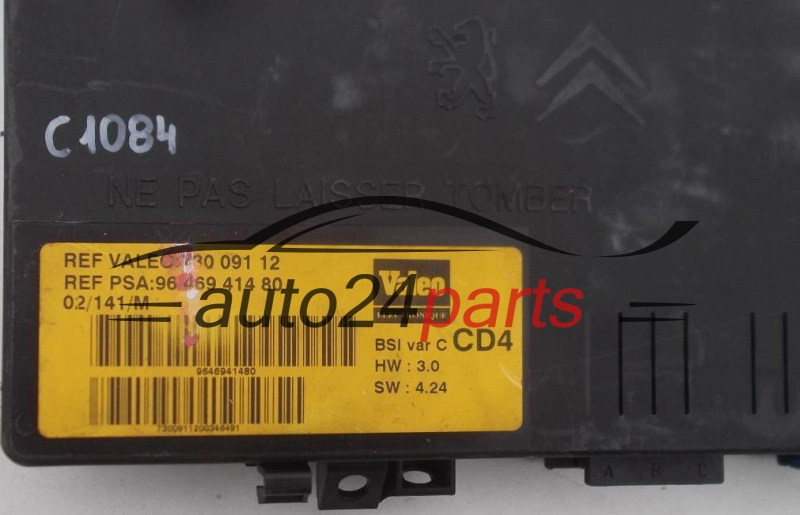 CENTRALKA MODUL BSI PEUGEOT 406 VALEO 730 091 12
