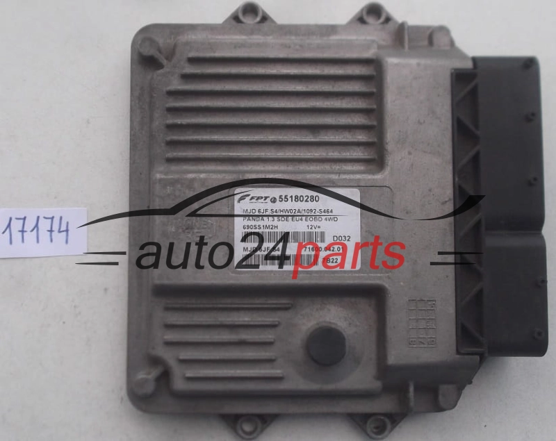 KOMPUTER STEROWNIK SILNIKA FIAT PANDA 1.3 JTD MAGNETI MARELLI MJD 6JF.S4