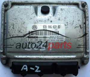 CENTRALINA DO MOTORE VW VOLKSWAGEN POLO 1.4 030906032BD, BOSCH 0261206767
