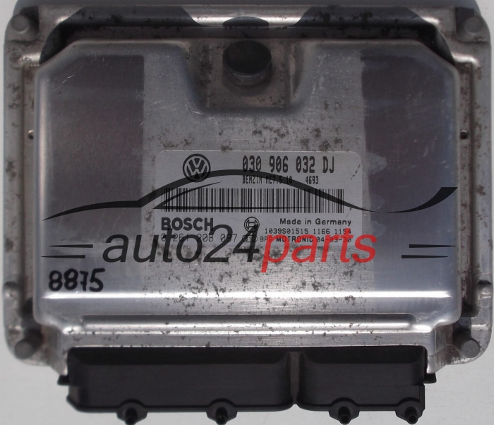CALCULATEUR MOTEUR SEAT AROSA 1.0 030 906 032 DJ, 030906032DJ, BOSCH 0 261 208 097, 0261208097, BENZIN ME7.5.10 4693, 1039S01515 1824 3056