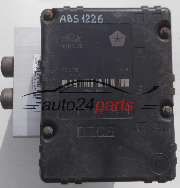 ABS CENTRALINA POMPA CHRYSLER  ATE 10.0511-8186.1, 10051181861, P04721428AC, ATE 25.0204-0453.4, 25020404534, 25.0204-0454.3, 25020404543, 25.0946-0180.3, 25094601803