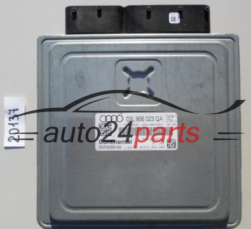 KOMPUTER STEROWNIK SILNIKA AUDI 1.6 TDI 03L 906 023 QA, 03L906023QA, 5WP42954 AA, 5WP42954AA