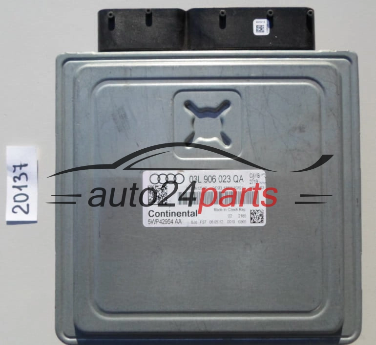KOMPUTER STEROWNIK SILNIKA AUDI 1.6 TDI 03L 906 023 QA, 03L906023QA, 5WP42954 AA, 5WP42954AA