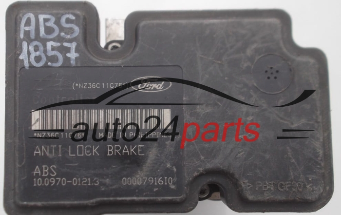 POMPE HYDRAULIQUE ET CALCULATEUR d'ABS FORD FIESTA FUSION FoMoCo 4S61-2M110-AC,  ATE 10.0207-0086.4,  10.0970-0121.3
