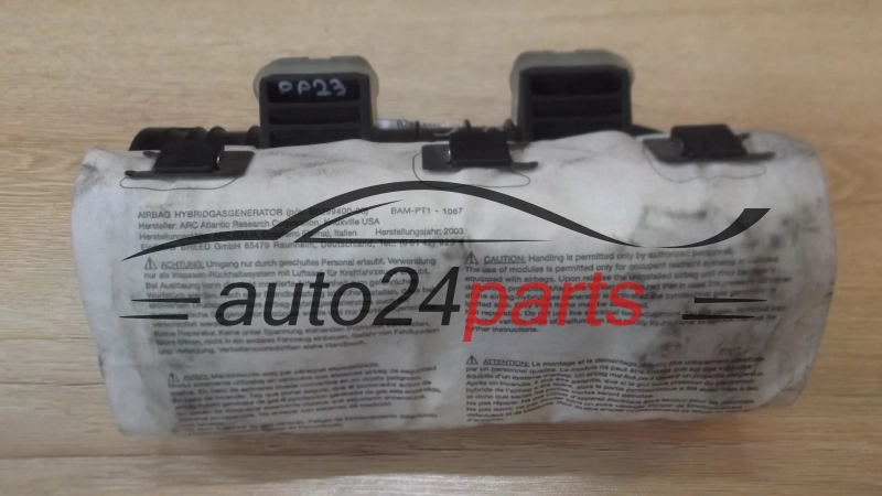 AIR BAG PODUSZKA POWIETRZNA PASAŻERA AIRBAG W DESKE KONSOLE OPEL VECTRA C SIGNUM 2005-2008 PO LIFCIE 24413420, 5199203, 51 99 203