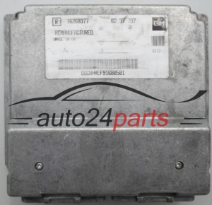 ECU CENTRALITA DE MOTOR OPEL ASTRA G GM 62 37 797, 6237797, 16268377 RAAC