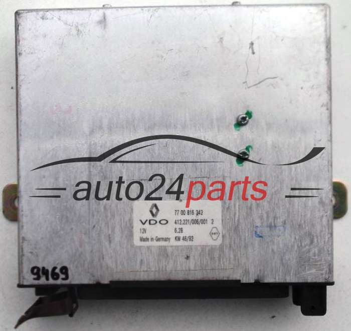 CALCULATEUR MOTEUR RENAULT SAFRANE VDO 412.221/006/001,  77 00 816 342