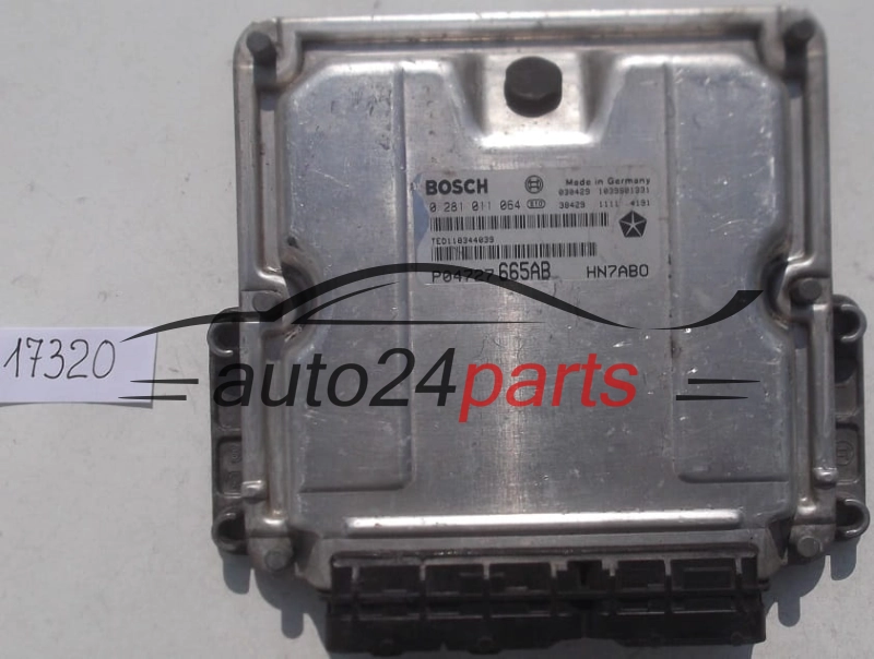 Μονάδα Ελέγχου Κινητήρα CHRYSLER VOYAGER 2.5 CRD BOSCH 0 281 011 064