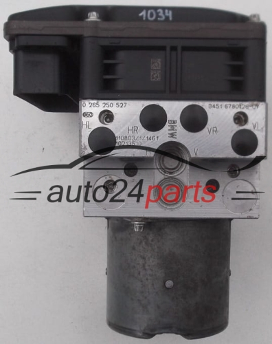 ABS POMPA I STEROWNIK BMW BOSCH 0 265 250 527, 3451 6780126-07, 0 265 960 438,  3451 6854055-01