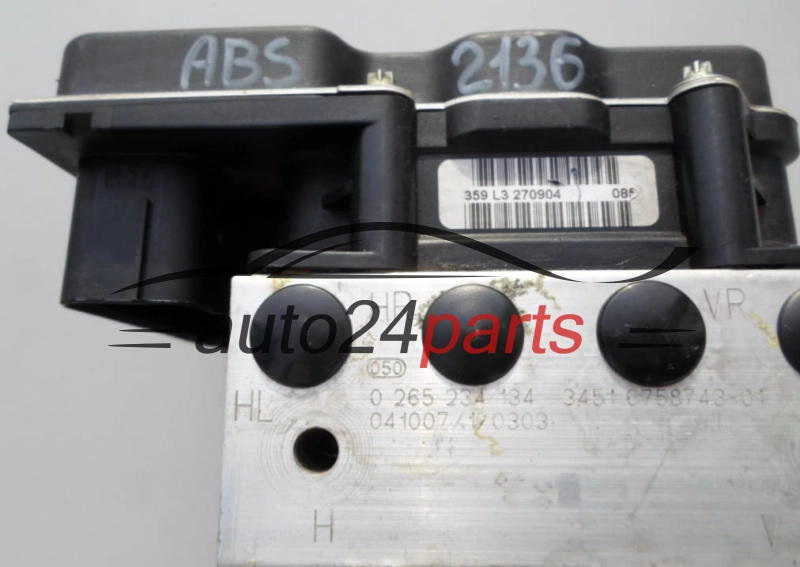 ABS POMPA I STEROWNIK BMW E60 E61 BOSCH 0 265 234 134, 0265234134, 3451 6758743-01, 3451675874301, 0 265 950 375, 0265950375