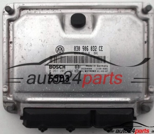 ECU CENTRALITA DE MOTOR VW VOLKSWAGEN POLO 1.0 030906032CE, BOSCH 0 261 207 184, 0261207184, ME7.5.10 3541 