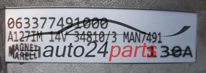 Alternador 1.9 CDTI OPEL SAAB MAGNETI MARELLI 063377491000