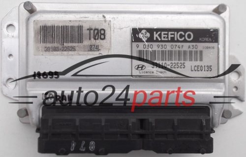 KOMPUTER STEROWNIK SILNIKA HYUNDAI ACCENT II 1.3, 9 030 930 074F, 9030930074F, 39110-22525, 3911022525, LCE0133 -  12695