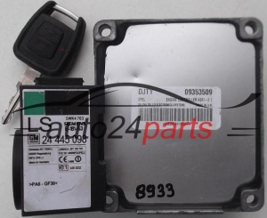 KOMPUTER STEROWNIK SILNIKA OPEL ASTRA G CORSA C ZAFIRA A DELPHI DELCO 09353509 DJTY, 09353509DJTY, HSFI-2.1 -   8933