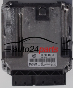 ECU ENGINE CONTROLLER VOLKSWAGEN GOLF TOURAN 1.9 TDI BOSCH 0 281 011 900, 0281011900, 03G 906 016 CB, 03G906016CB, EDC16U1, 1039S06216