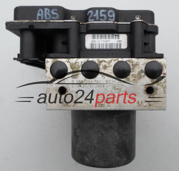 Αντλία αβς FORD TRANSIT BOSCH 0 265 234 191, 6C11-2C405-BD