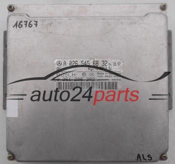 ECU CENTRALITA DE MOTOR MERCEDES W210, 208, E430, BOSCH 0 261 206 302, 0261206302, A 026 545 68 32, A0265456832