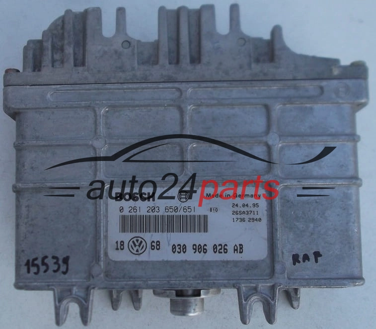 CENTRALINA DO MOTORE VW VOLKSWAGEN GOLF VENTO 1.4 ABD 030906026AB, 030 906 026 AB, 0261203650/651, 0 261 203 650, 0 261 203 651, 28SA3711