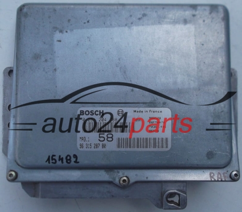 KOMPUTER STEROWNIK SILNIKA CITROEN SAXO PEUGEOT 106 1.1 BOSCH 0261204788, 0 261 204 788, 9631528780, 96 315 287 80