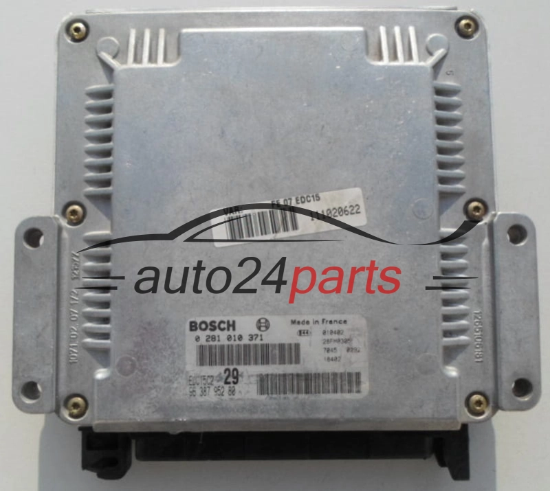 Μονάδα Ελέγχου Κινητήρα CITROEN C5 2.2 HDI BOSCH 0 281 010 371,  96 387 952 80