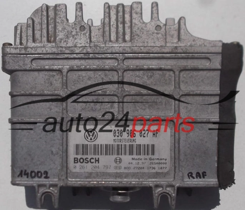 CENTRALINA MOTORE SEAT AROSA BOSCH 0261204797, 030906027AF