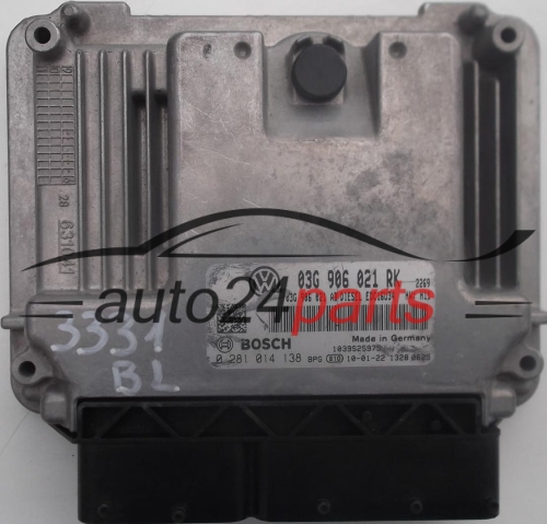  ECU CENTRALITA DE MOTOR VW VOLKSWAGEN TOURAN 1.9 TDI 03G906021RK