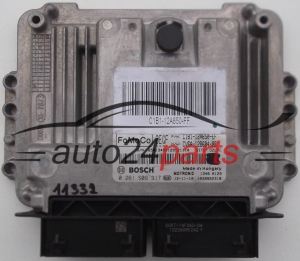 ECU ENGINE CONTROLLER FORD FOCUS BOSCH 0 261 S09 317, 0261S09317, FoMoCo C1B1-12A650-EF, C1B112A650EF, C1B112A650FF, CV6A-12B684-BB, CV6A12B684BB, OEGF, DZL7C 