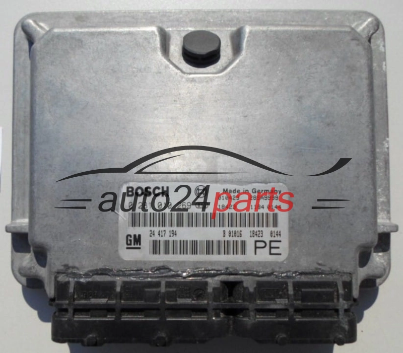 MOTORSTEUERGERÄT ECU STEUERGERÄT  OPEL VECTRA 2.0 DTI BOSCH 0 281 010 269, GM 24 417 194 PE