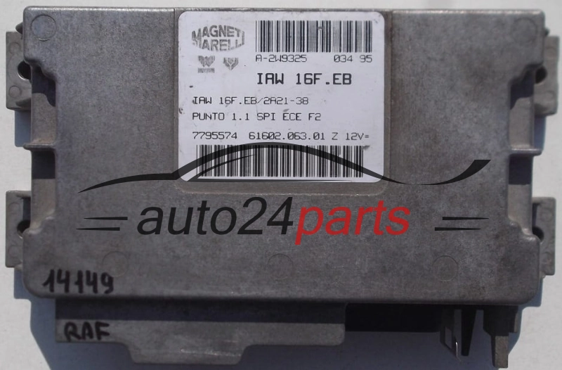 KOMPUTER STEROWNIK SILNIKA FIAT PUNTO 1.1 MAGNETI MARELLI IAW16FEB
