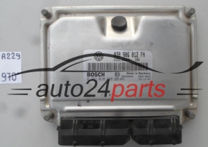 SEAT LEON TOLEDO 1.9 TDI ALH 038 906 012 FN, 038906012FN, BOSCH 0 281 010 686, 0281010686, 28SA5093 DIESEL EDC15UM+ 3358 