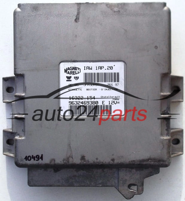 Μονάδα Ελέγχου Κινητήρα CITROEN BERLINGO XSARA 1.8 MAGNETI MARELLI IAW 1AP.20, IAW1AP20, 16322.154, 16322154, 9632469380 E