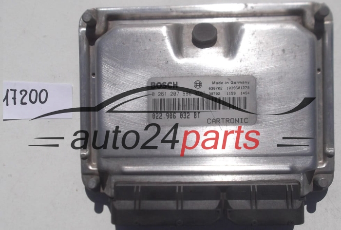CENTRALINA MOTORE PORSCHE CAYENNE S 4.5 TURBO, BOSCH 0 261 207 696, 0261207696, 022 906 032 BT, 022906032BT