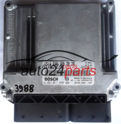 MERCEDES W203 200 CDI BOSCH 0281011930, 0 281 011 930, A6461502879, A 646 150 28 79, 6461502879, Q02 ED0072 CR3.44 1039S05776