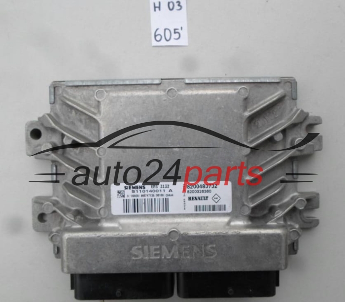 Μονάδα Ελέγχου Κινητήρα RENAULT DACIA S110140011 A, S110140011A, 8200483732