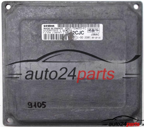 MOTORSTEUERGERÄT ECU STEUERGERAT FORD FIESTA SIEMENS S120977315 C, S120977315C, FoMoCo 6S61-12A650-FC, 6S6112A650FC, 2CJC 