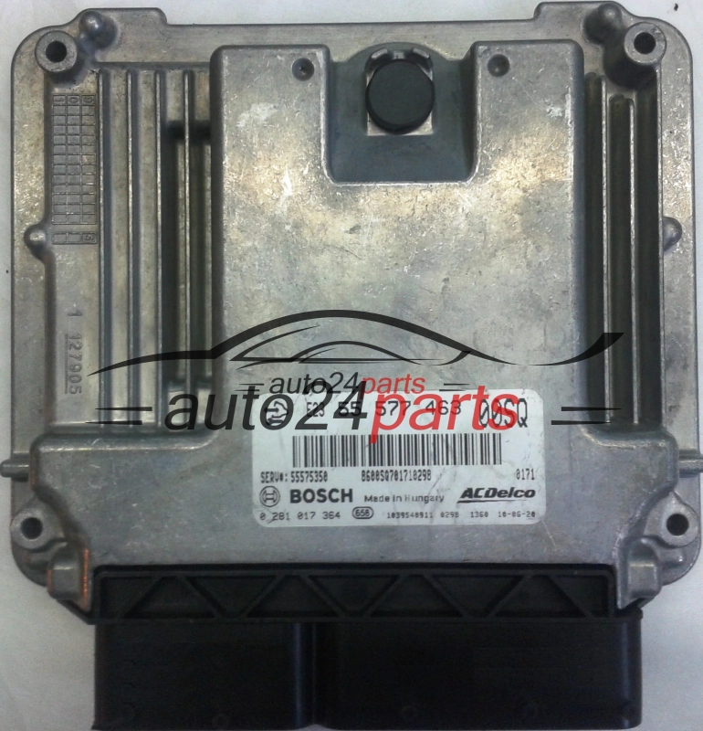MOTORSTEUERGERÄT ECU STEUERGERÄT OPEL CORSA D 1.3 CDTI 55577463 00SQ, 55575350 BOSCH 0281017364