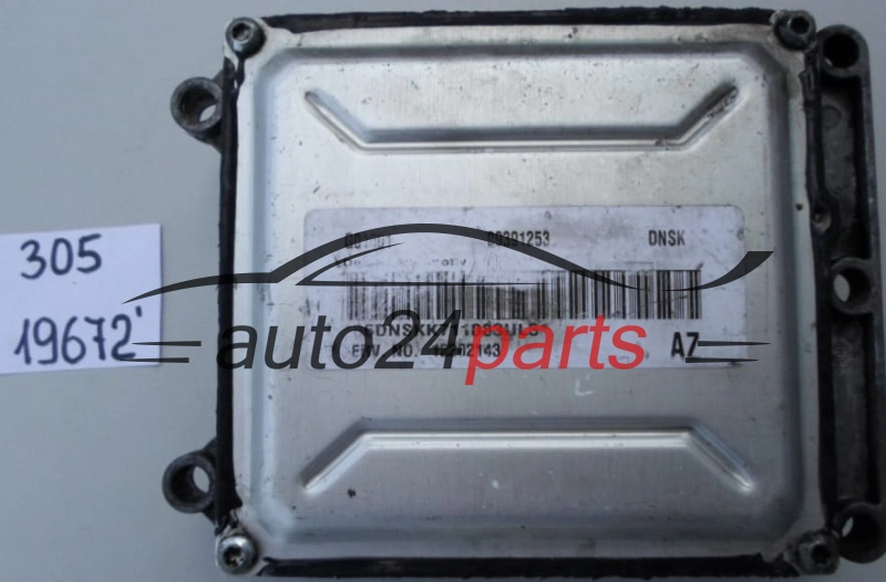 KOMPUTER STEROWNIK SILNIKA OPEL ASTRA VECTRA ZAFIRA 2.2 Z22SE 09391253 DLTS, 12202143, 12 202 143, 6235044, 62 35 044-365