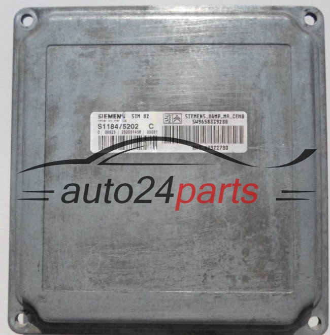 Boîte de vitesses automatique contrôleur CITROEN C3 1.4 HDI SIEMENS S118475202 C,  SW 9658339280
