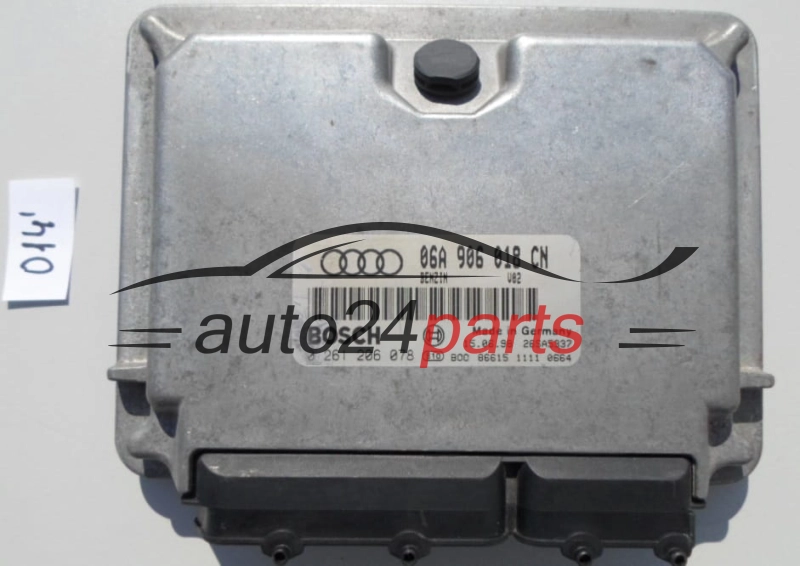 KOMPUTER STEROWNIK SILNIKA AUDI A3 1.8 AGN BOSCH 0 261 206 078,  06A 906 018 CN