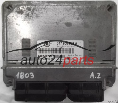 ECU CENTRALITA DE MOTOR SKODA FABIA 1.4 MPI AME 047906033A, SIEMENS 5WP43313 06